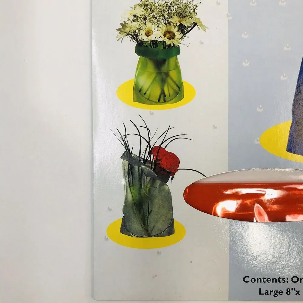 Wonder Vase, Reusable Flower Vase Shape & Reshape, Crystal Red Tint